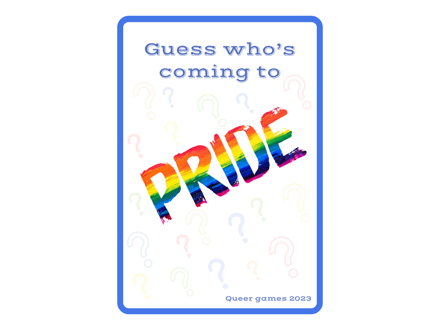 Guess Who’s Coming to Pride